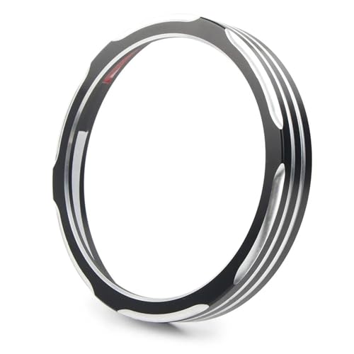 Clynex Motorrad-Tachoanzeige-Lünetten-Zierring, for Harley, Davidson Sportster XL 883 1200 Bob Low Rider Modelle, CNC-Aluminium Motorrad-Tachometerblende von Clynex