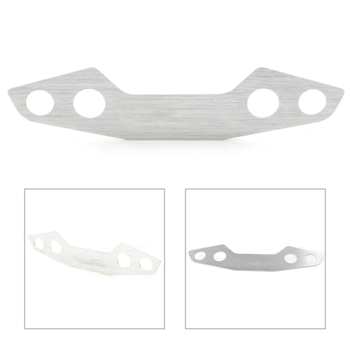 Clynex Motorrad-Tachometer-Instrumenten-Abdeckung, dekorative Zierleiste for CB400 Super Boldor Motorrad-Tachometerblende(Silver) von Clynex