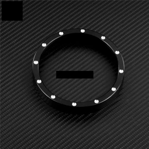 Clynex Motorrad-Tachometer-Zierblende, Zierring aus Aluminium, for Harley, Sportster XL883 1200 XR Iron Dyna Street Bob Low Rider Motorrad-Tachometerblende(Speedometer Trim1) von Clynex