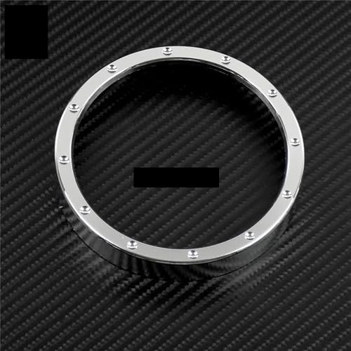 Clynex Motorrad-Tachometer-Zierblende, Zierring aus Aluminium, for Harley, Sportster XL883 1200 XR Iron Dyna Street Bob Low Rider Motorrad-Tachometerblende(Speedometer Trim2) von Clynex