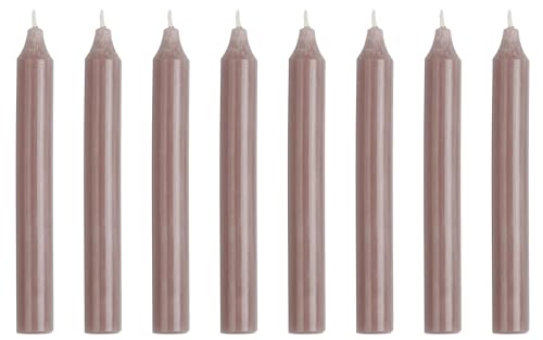 Stab Kerzen 8er Set in rustikalem Design. Farbe ' ALTROSA RUSTIKAL '. Zeitloses Design, 2,2 cm Durchmesser, Höhe 18 cm, ca. 8 Stunden Brennzeit, Hoher Neidfaktor. Stab Kerzen 8er Set in rustikalem Design. Farbe ' ALTROSA RUSTIKAL '. Zeitloses Design, 2,2 cm Durchmesser, Höhe 18 cm, ca. 8 Stunden Brennzeit, Hoher Neidfaktor. von CmD