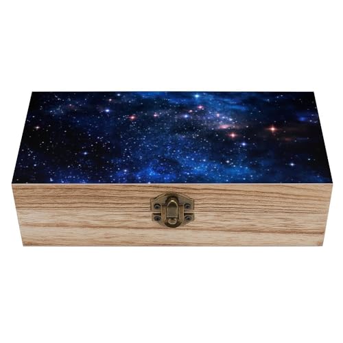 Cmagnifico Quadratische Holzkiste, Aurora Sternenhimmel Weltraum Sternenhimmel Holz Aufbewahrungsbox Dekorative Home Holzkiste für Sammlerstücke Cmagnifico Quadratische Holzkiste, Aurora Sternenhimmel Weltraum Sternenhimmel Holz Aufbewahrungsbox Dekorative Home Holzkiste für Sammlerstücke von Cmagnifico