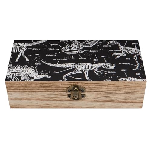 Cmagnifico Quadratische Holzkiste, Jurassic Dinosaurs Holz Aufbewahrungsbox Dekorative Home Holzkiste für Sammlerstücke Cmagnifico Quadratische Holzkiste, Jurassic Dinosaurs Holz Aufbewahrungsbox Dekorative Home Holzkiste für Sammlerstücke von Cmagnifico