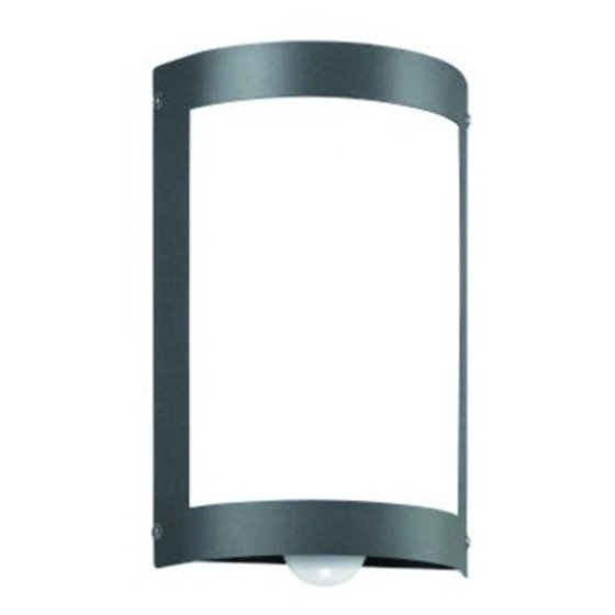 CMD - Sensorleuchte 75W AquaMarco AGL anth mt k.Betriebsger E27 IP44 Glas satiniert von Cmd