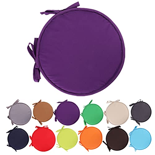 Cmeilau Bunte Stuhlkissen für den Innen- und Außenbereich Runde Sitzkissen Garden Patio Home Kissen - Durchmesser 30 cm / 38 cm, Kissenbezug für Terrassenmöbel, Gartenpolster mit runden Sitzen Cmeilau Bunte Stuhlkissen für den Innen- und Außenbereich Runde Sitzkissen Garden Patio Home Kissen - Durchmesser 30 cm / 38 cm, Kissenbezug für Terrassenmöbel, Gartenpolster mit runden Sitzen von Cmeilau