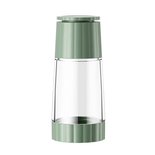 Cmis Kbei Pfeffermühle für den Haushalt, manuell drehbar, für Meersalz, Pfeffer, Gewürzflasche, Glas, 3 Stück, Grün von Cmis Kbei
