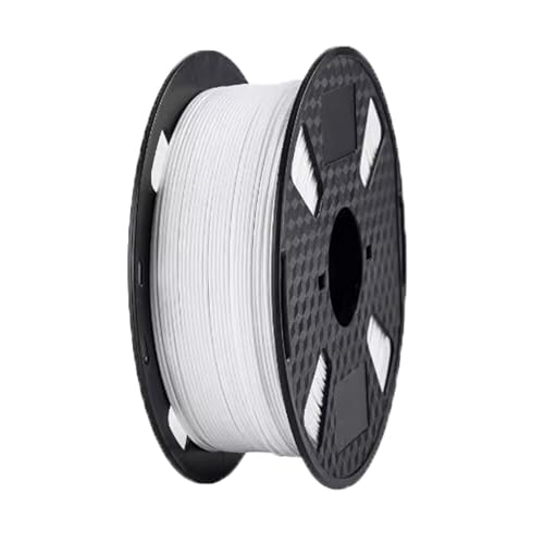 Cmnsjl 3D-Drucker Verbrauchsmaterial, PETG 1,75 Mm Druckdraht, Genauigkeit +/- 0,03 Mm, 1 Kg Spule,Weiß von Cmnsjl