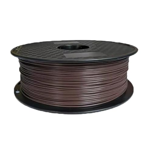 Cmnsjl 3D-Drucker Verbrauchsmaterial, PLA 1,75 Mm Druckmaterial, Genauigkeit +/- 0,02 Mm, 1 Kg Draht,Chocolate Brown von Cmnsjl