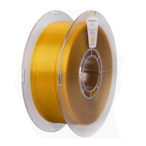 Cmnsjl 3D-Drucker Verbrauchsmaterialien, PLA K5sparkle 1,75 Mm Sparkle Series Druckstiftmaterial, Genauigkeit +/- 0,03 Mm, 1 Kg Spule,Shining Yellow von Cmnsjl