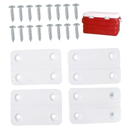 4pcs Kühlerscharniere vorgebohrt von Cndiyald