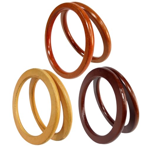6pcs Holz Geldbeutelgriffe für Häkelbeutel, dekorative natruale runde Holz Geldbeutelgriffe für DIY -Beutelzubehör 6pcs Holz Geldbeutelgriffe für Häkelbeutel, dekorative natruale runde Holz Geldbeutelgriffe für DIY -Beutelzubehör von Cndiyald
