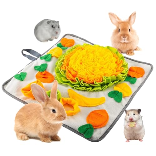 Cndiyald Rabbit Futtermatte, Anti-Rutsch-Weichwaschier-Pet-Schnupfel-Matte mit Fixiergrenze, 202x20in Interactive Sniffing Pad, Futtersuche für Hasen Cndiyald Rabbit Futtermatte, Anti-Rutsch-Weichwaschier-Pet-Schnupfel-Matte mit Fixiergrenze, 202x20in Interactive Sniffing Pad, Futtersuche für Hasen von Cndiyald