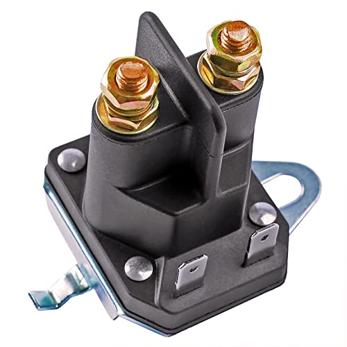 Cnornus Starterrelais Anlasserrelais Magnetschalter 12V für Trombetta 862-1241-211-12 Rasenmäher Schneemobile Golfwagen Rasentraktoren 532192507 von Cnornus