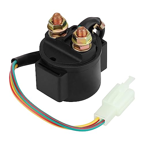 Motorrad Anlasserrelais Starterrelais Magnetschalter für Kymco Grand Dink 125 2001-2007 Mxer 125 (Quad) 2002-2007 Dink 150 1997-2004 Maxxer 300 (Quad) 2006-2010 von Cnornus