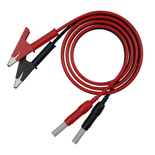 2pcs Elektrische Testleitungskabel Mit Banane Zu Alligatoren Clip 4 Mm Einziehbare Stecker 100 Cm Länge Für Elektrische Tests von Cnrfeoap