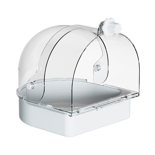 Abnehmbare Vogeltränke Haus Bequemer Käfig Badewannen Badeschale für kleine Komfort-Sittiche Badelösung Abnehmbare Vogeltränke Haus Bequemer Käfig Badewannen Badeschale für kleine Komfort-Sittiche Badelösung von Cnrfeoap