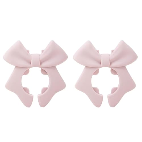 Bowknotform Formspatelhalter Silicone Löffel Ruhe Anti Scenen Utensilien Stand Für Töpfe Kanten Clip Über Verschüttungsstopper Silikone Küche Werkzeug Ruhe von Cnrfeoap