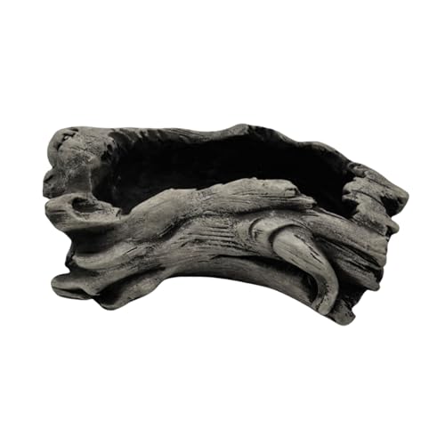 Cnrfeoap Künstliches Treibholz Pflanzgefäß Skulptur Harz Sukkulenten Blumentöpfe Imitation Holzflor Poröser Bonsais Baum Pflanztöpfe Büro Schreibtisch Pflanzgefäß von Cnrfeoap