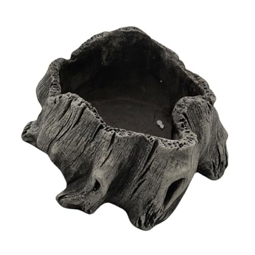 Cnrfeoap Künstliches Treibholz Pflanzgefäß Skulptur Harz Sukkulenten Blumentöpfe Imitation Holzflor Poröser Bonsais Baum Pflanztöpfe Büro Schreibtisch Pflanzgefäß von Cnrfeoap