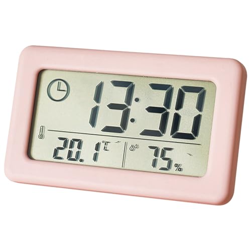 Cnrfeoap Moderne dünne Uhr mit Temperatur- und Feuchtigkeitsmessung für Wohnraum von Cnrfeoap