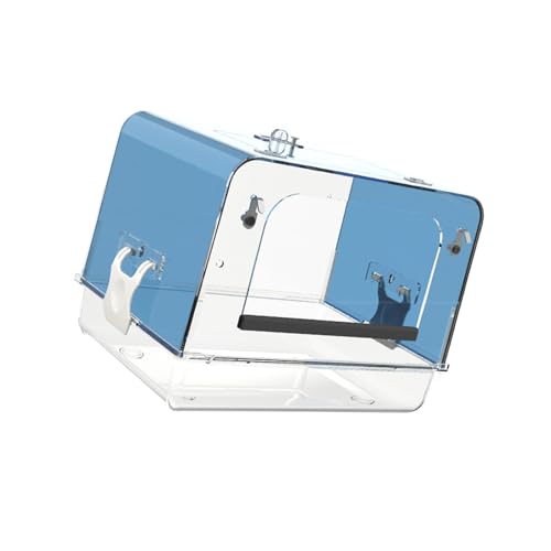 Cnrfeoap Papageien-Badewanne für Haustiere, Vogelbadewanne, Papageien, Duschbox, große Kapazität, multifunktionales Werkzeug, große Acryl-Vogelbadeschale Cnrfeoap Papageien-Badewanne für Haustiere, Vogelbadewanne, Papageien, Duschbox, große Kapazität, multifunktionales Werkzeug, große Acryl-Vogelbadeschale von Cnrfeoap