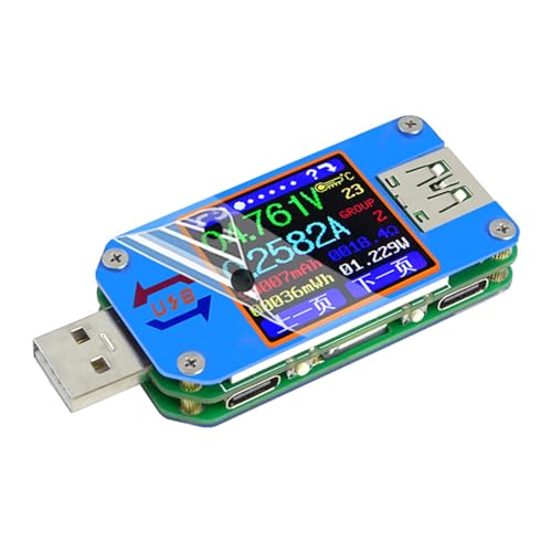 Cnrfeoap USB Leistungsmesser 4-24V 5A LCD USB Spannungsspannung Stromanzeige USB Tester Multimeter USB Strommesser Tester LCD Anzeige Cnrfeoap USB Leistungsmesser 4-24V 5A LCD USB Spannungsspannung Stromanzeige USB Tester Multimeter USB Strommesser Tester LCD Anzeige von Cnrfeoap