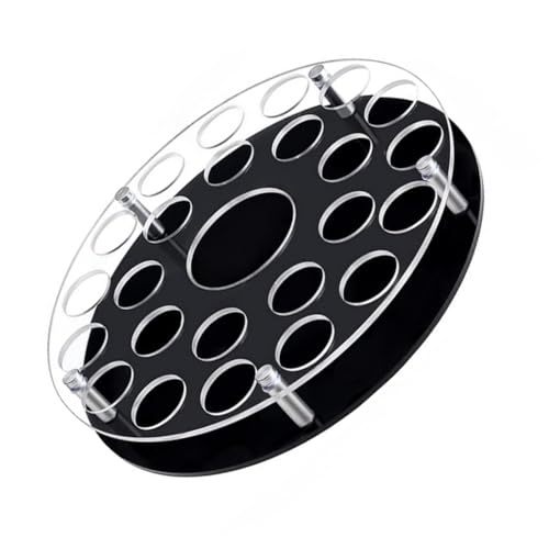 Cnrfeoap Weinregal aus Acryl mit hoher Kapazität und 25 Löchern und integriertem Flaschenschlitz Cnrfeoap Weinregal aus Acryl mit hoher Kapazität und 25 Löchern und integriertem Flaschenschlitz von Cnrfeoap