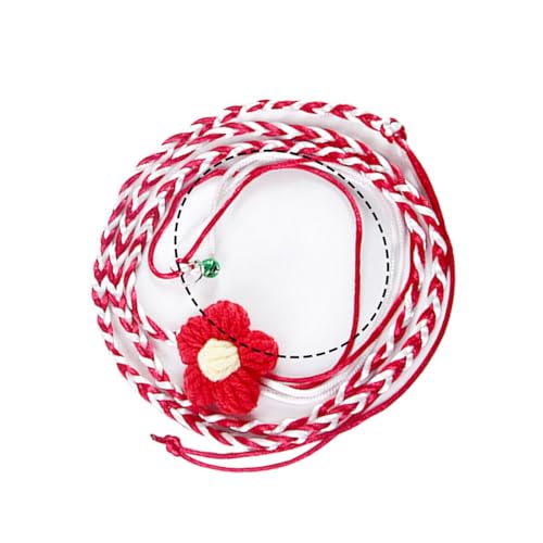 Dekoratives Hamster Wanderseil Buntes Blumendesign Tierkabelbaum Mit Verstellbarem Design Trainingswerkzeug Nylon Hamster Leine von Cnrfeoap
