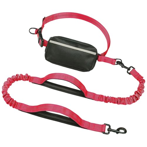 Doppelpolstergriff Hundeleine Mit Metallhaken Und Taillengürtel Für Große Rassen Lauftraining Taille Leinen Mit Tasche Einstellen Doppelpolstergriff Hundeleine Mit Metallhaken Und Taillengürtel Für Große Rassen Lauftraining Taille Leinen Mit Tasche Einstellen von Cnrfeoap