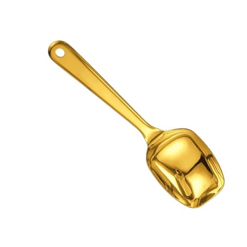 Functioanl Quadratische Löffel, Besteck, Mehrzweck-Löffel, Edelstahl, elegante Utensilien für Suppen, Eintöpfe und Esszimmer, poliertes Besteck von Cnrfeoap
