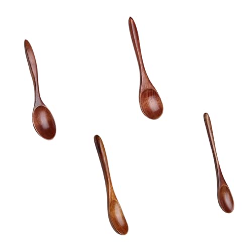 Handgefertigte Nanmu Holzlöffel Lack Beschichtete Utensilien Für Kaffee Rühre Suppe Und Dessert Robuste Küchenfrau Natürlicher Finish Loblem Dessertlöffel Set von Cnrfeoap
