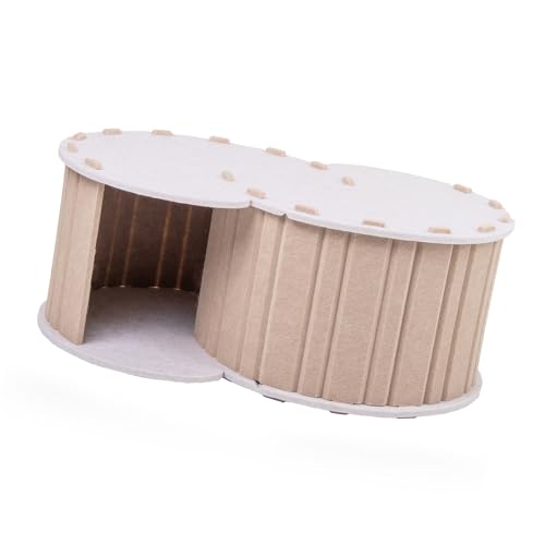 Hasentunnel für den Innenbereich, Katzen-Versteck, Kätzchen, Spielröhre, Haustier-Tunnel, Filzbett für einfache Lagerung, grau, Innenversteck Hasentunnel für den Innenbereich, Katzen-Versteck, Kätzchen, Spielröhre, Haustier-Tunnel, Filzbett für einfache Lagerung, grau, Innenversteck von Cnrfeoap