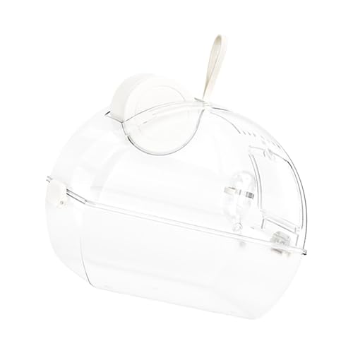 Kleintier-Hamsterkäfig mit Wasserspender für Reisen, Outdoor-Hängetaschen, tragbar, durchsichtig, für Hamster Kleintier-Hamsterkäfig mit Wasserspender für Reisen, Outdoor-Hängetaschen, tragbar, durchsichtig, für Hamster von Cnrfeoap