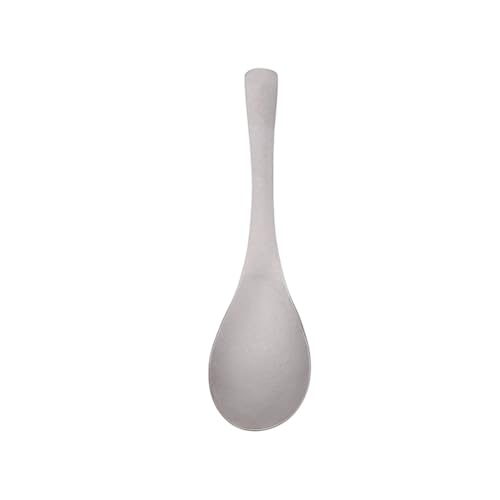 Metallcampinglöffel Tragbarer Rostfrostes Utensilien Zum Kochen Freien Und Rucksack Mit Hohen Temperaturen Resistenter Metalllöffel von Cnrfeoap