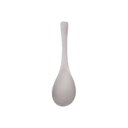 Metallcampinglöffel Tragbarer Rostfrostes Utensilien Zum Kochen Freien Und Rucksack Mit Hohen Temperaturen Resistenter Metalllöffel von Cnrfeoap