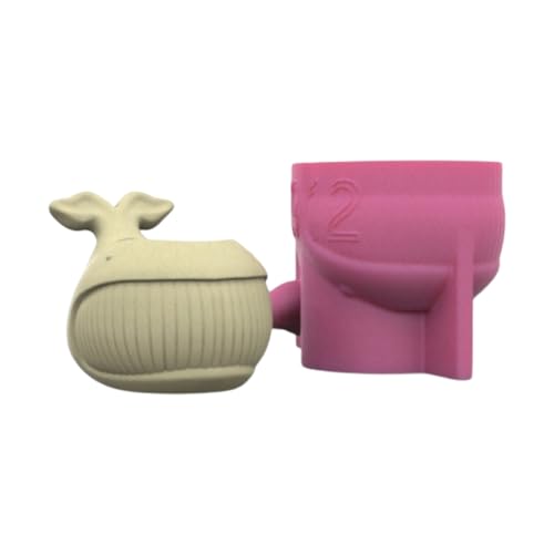 Multifauntale Silikonform Wale Form Pflanzentöpfe Formen Oramentformplainter Crafting Formplainterformen Für Vase von Cnrfeoap