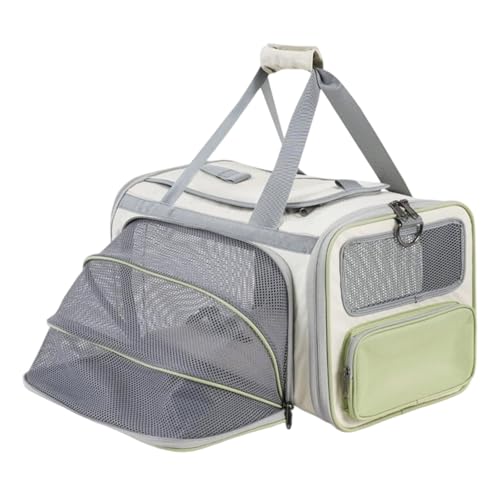 Outdoor-Katzen-Tragetasche, atmungsaktiv, geräumig, Haustier-Rucksack, bequeme Schulter für kleine Tiere, atmungsaktives Netzgewebe von Cnrfeoap