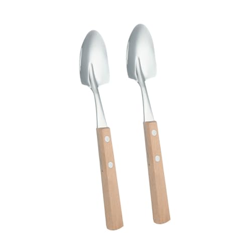 Packung Mit 2 Holzgriff Eisschaufel Löffel Edelstahl Dessert Serving Besteck Set Küchenzubehör Handwaschende Empfohlene Utensilien Packung Mit 2 Holzgriff Eisschaufel Löffel Edelstahl Dessert Serving Besteck Set Küchenzubehör Handwaschende Empfohlene Utensilien von Cnrfeoap