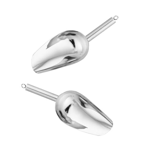 Packung Mit 2 Mehrzweck Edelstahlschaufeln Eisschaufeln Zum Camping Cooking Kitchen Freien Grill Grill Mit Ergonomischem Edelstahleisschaufel Für Und Küchengebrauch von Cnrfeoap