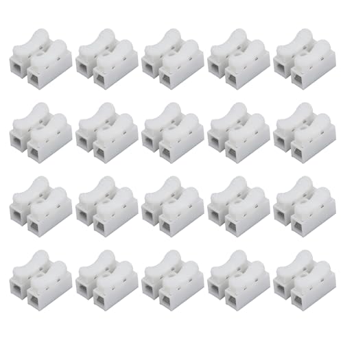 SET Von 20 Plastikdrahtklemmeanschlüssen Die Für Schnell Sichere Elektrische Verbindung Effiziente Drahtverbindungsaufgaben Hochtemperaturresistente Stecker Geeignet Sind von Cnrfeoap