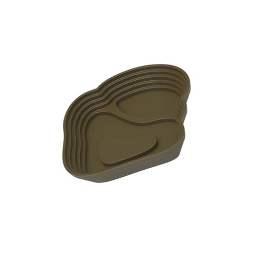 Step Design Reptilien Badeschale Terrarien Becken für Schildkröten Eidechsen Fütterung Einweichen Bad Pool mit Rampen Schildkröten Einweichen Pool mit Treppe Step Design Reptilien Badeschale Terrarien Becken für Schildkröten Eidechsen Fütterung Einweichen Bad Pool mit Rampen Schildkröten Einweichen Pool mit Treppe von Cnrfeoap
