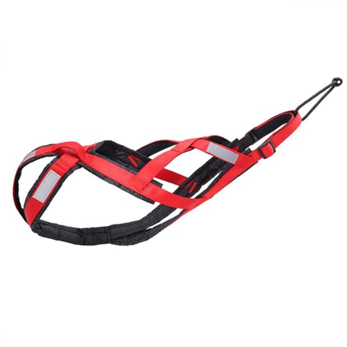Verstellbares Hundegeschirr für große Rassen, reflektierender Brustgurt für Haustiere, zum Laufen, Radfahren und Skifahren, Outdoor-Sport, Laufen Verstellbares Hundegeschirr für große Rassen, reflektierender Brustgurt für Haustiere, zum Laufen, Radfahren und Skifahren, Outdoor-Sport, Laufen von Cnrfeoap