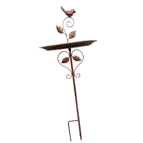 Vintage Eisen Pflanzgefäß Vogelfutterstation Geeignet für Außen Balkon Garten Deko Rostbeständiges Design mit Drainageloch Rostbeständig Outdoor Vogelfutterspender für Garten Vintage Eisen Pflanzgefäß Vogelfutterstation Geeignet für Außen Balkon Garten Deko Rostbeständiges Design mit Drainageloch Rostbeständig Outdoor Vogelfutterspender für Garten von Cnrfeoap