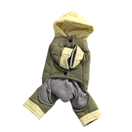 Warmer Wintermantel für kaltes Wetter, gepolsterte Kleidung für kleine Rassen, 4 Beine, Baumwolljacken für Outdoor-Aktivitäten, Größe kleiner Hund, kaltes Wetter Warmer Wintermantel für kaltes Wetter, gepolsterte Kleidung für kleine Rassen, 4 Beine, Baumwolljacken für Outdoor-Aktivitäten, Größe kleiner Hund, kaltes Wetter von Cnrfeoap