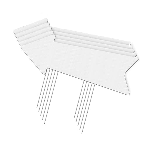 Wetterfeste Adressschilder für den Außenbereich, Basteln, Metall-Hybriden, Bodeneinsatz für Landschaftsbau, Metallschild für den Außenbereich von Cnrfeoap