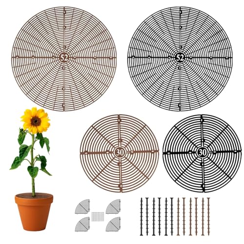Cnwinu 4er-Set 30cm+52cm Blumentopfgitter,Pflanzenschutzgitter,Blumentopf Schutz vor Katzen,schützt die Pflanzeerde vor Tieren und Kindern,Gitter für Blumentöpfe Cnwinu 4er-Set 30cm+52cm Blumentopfgitter,Pflanzenschutzgitter,Blumentopf Schutz vor Katzen,schützt die Pflanzeerde vor Tieren und Kindern,Gitter für Blumentöpfe von Cnwinu
