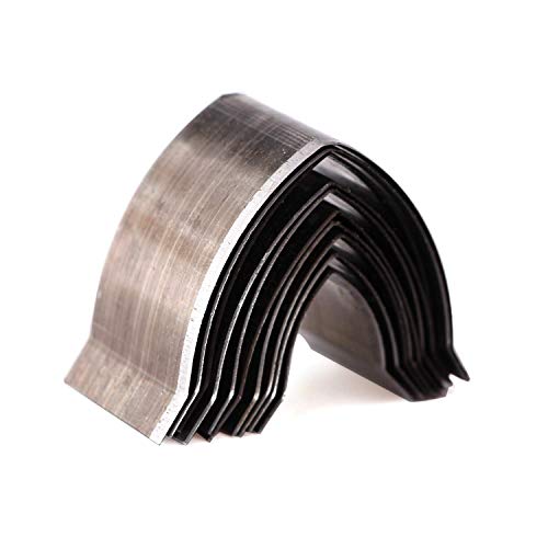 10pcs DIY Leather Craft Belt End Die Cut Mould Set Leather Craft Tools Leather Punch Cutter 15-40mm For Handmade Belt, Watchband, etc(Sharp End) von Co-link