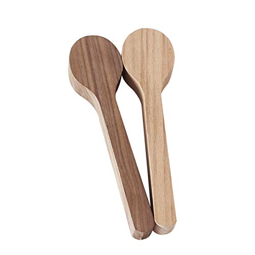 2PCS Holzschnitzerei Löffel Blank, Buchenholz und Walnußholz Unfertige Holz Handwerk Für Anfänger Whittler 2PCS Holzschnitzerei Löffel Blank, Buchenholz und Walnußholz Unfertige Holz Handwerk Für Anfänger Whittler von Co-link