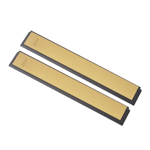 CoCud Diamant-Schleifstein, 2000 Körnung, 6" x 0,8" Gesamtgröße, Titanbeschichteter Schleifstein, Schleifwerkzeug - (Anwendungen: zum Metallschleifen), 2 Stück von CoCud
