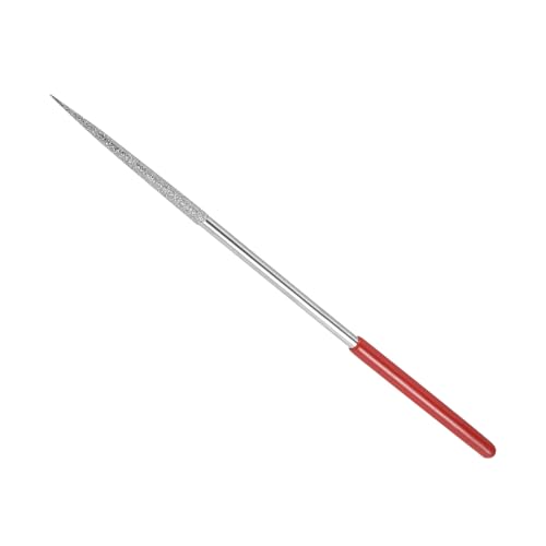 CoCud Diamantbeschichtete Nadelfeile, | 150 Körnung 4mm Schaft 160mm Länge|, Diamant-Rundfeilen Schärfwerkzeug - (Anwendungen: für Metall Glas Steine), 1 Stück von CoCud